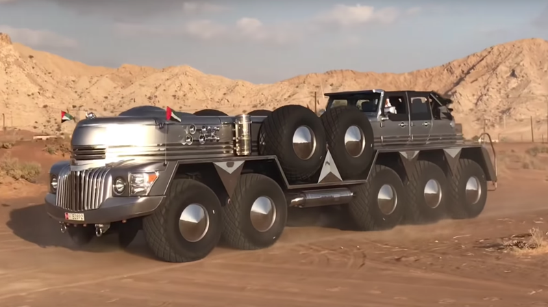 Illustration for article titled This Absurdly Immense Truck Is Part Dodge Dart